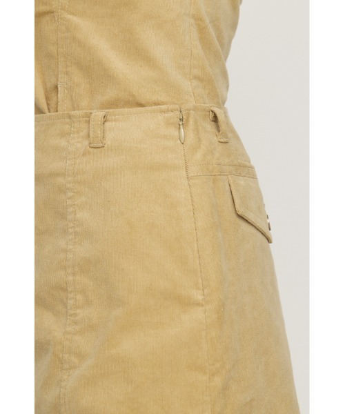 SLY(スライ)の「BELTED CORDUROY S/SKORT ベルテッドコーデュロイショートスコート 秋服 冬服(スカート・レディース・ブラック/ブラウン/ベージュ・0/1)」の7枚目の写真