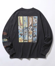 DC（ディーシー）の「2026AW MARVEL/マーベル DC/ディーシー スパイダーマン/バットマン/スーパーマン オーバーサイズ 袖プリント ロンT 長袖Tシャツ メンズ レディース（Tシャツ/カットソー）」