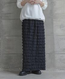 『一部WEB限定サイズ』カットフリルナロースカート
