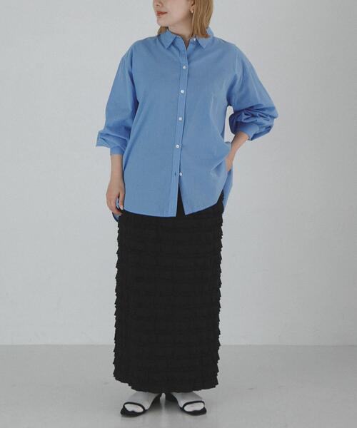 URBAN RESEARCH Sonny Label（アーバンリサーチサニーレーベル）の「『一部WEB限定サイズ』カットフリルナロースカート（スカート・レディース・ブラック・38/36/34/TALL）」の12枚目の写真