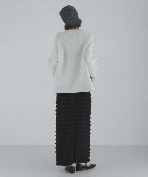 URBAN RESEARCH Sonny Label（アーバンリサーチサニーレーベル）の「『一部WEB限定サイズ』カットフリルナロースカート（スカート・レディース・ブラック・38/36/34/TALL）」の14枚目の写真