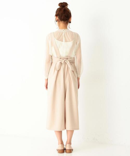 Another Edition（アナザーエディション）の「ワイドサロペット/ AEBFC WID  SALOPET◆（サロペット/オーバーオール・レディース・ベージュ/ネイビー・SMALL/MEDIUM）」の12枚目の写真