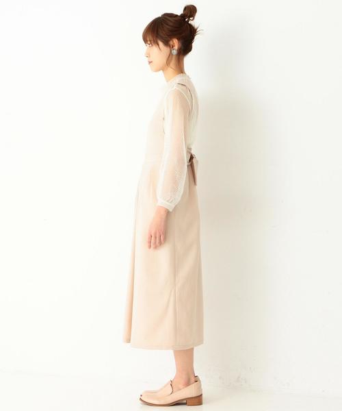 Another Edition（アナザーエディション）の「ワイドサロペット/ AEBFC WID  SALOPET◆（サロペット/オーバーオール・レディース・ベージュ/ネイビー・SMALL/MEDIUM）」の6枚目の写真