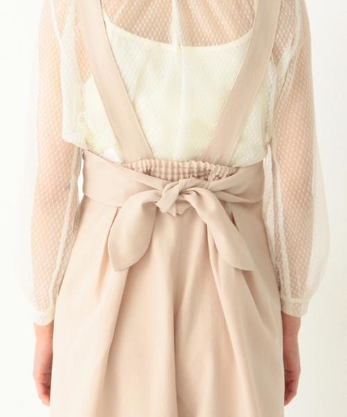 Another Edition（アナザーエディション）の「ワイドサロペット/ AEBFC WID  SALOPET◆（サロペット/オーバーオール・レディース・ベージュ/ネイビー・SMALL/MEDIUM）」の11枚目の写真