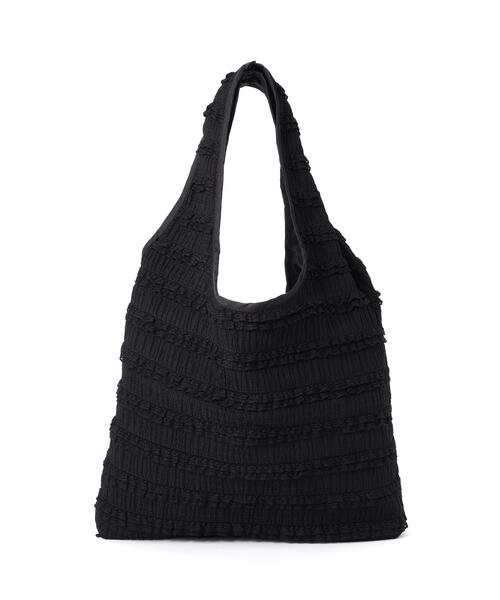 L.H.P（エルエイチピー）の「MAVYTH/メヴィス/FRILL MARCHE BAG（ショルダーバッグ・レディース・アイボリー/ブラック・F）」の7枚目の写真