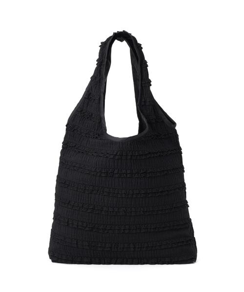 L.H.P（エルエイチピー）の「MAVYTH/メヴィス/FRILL MARCHE BAG（ショルダーバッグ・レディース・アイボリー/ブラック・F）」の9枚目の写真