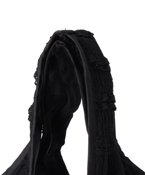 L.H.P（エルエイチピー）の「MAVYTH/メヴィス/FRILL MARCHE BAG（ショルダーバッグ・レディース・アイボリー/ブラック・F）」の10枚目の写真