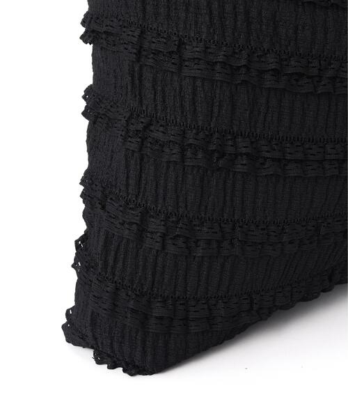L.H.P（エルエイチピー）の「MAVYTH/メヴィス/FRILL MARCHE BAG（ショルダーバッグ・レディース・アイボリー/ブラック・F）」の11枚目の写真