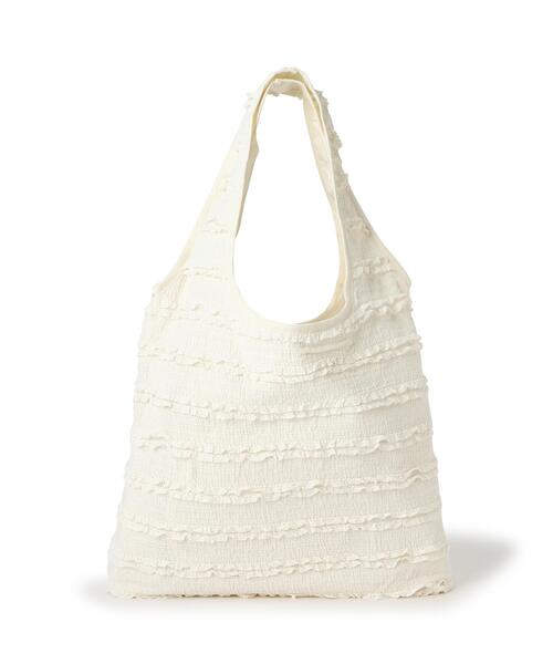 L.H.P（エルエイチピー）の「MAVYTH/メヴィス/FRILL MARCHE BAG（ショルダーバッグ・レディース・アイボリー/ブラック・F）」の17枚目の写真