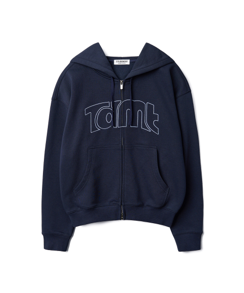TTUDEMENT(トュードメント)の「TT LOGO HOODED ZIP-UP_NAVY(パーカー・レディース・その他・SMALL/MEDIUM)」の4枚目の写真