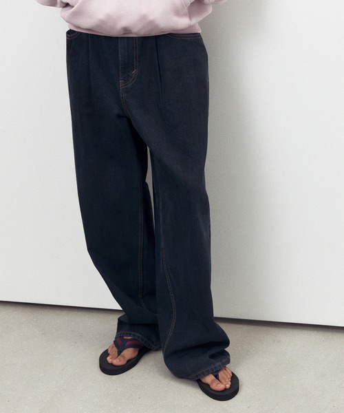 thisisneverthat(ディスイズネバーザット)の「Loose Jeans(デニムパンツ・メンズ・ブルー系その他/ダークブラウン/ネイビー/ブラック・L/M/S/XL)」の14枚目の写真