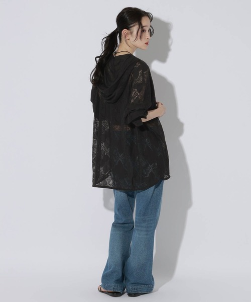 LAKOLE(ラコレ)の「ドロストレースフードシャツ / 1056695(シャツ/ブラウス・レディース・オフホワイト/ブラウン/ブラック・FREE)」の20枚目の写真
