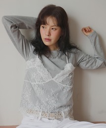 レースドッキングTシャツ