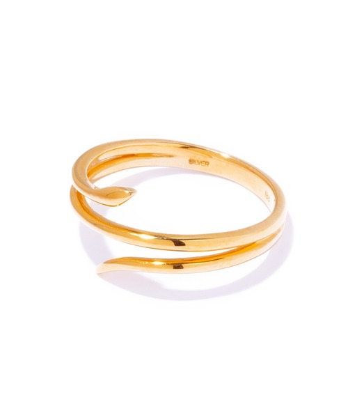 les bonbon(ルボンボン)の「【les bonbon】serpent ring/セルペント リング 蛇 シルバー ゴールド(リング・レディース・ゴールド/シルバー・#11/#9/#15/#13)」の5枚目の写真