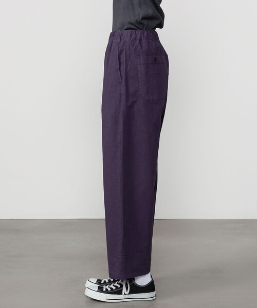 ORCIVAL(オーシバル)の「ORCIVAL | コットンツイル イージー パンツ WOMEN(その他パンツ・レディース・ブラック/イエロー系その他/ブラウン系その他/パープル・1)」の15枚目の写真