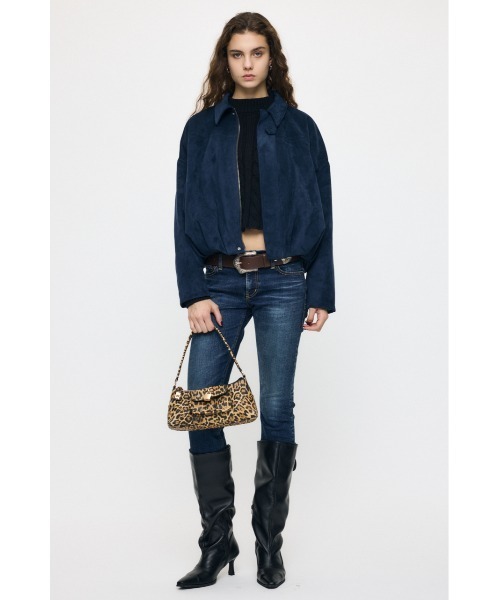 MOUSSY（マウジー）の「【26年AW新作】F/SUEDE ブルゾン（ブルゾン・レディース・カーキ/ネイビー/ブラウン・FREE）」の12枚目の写真