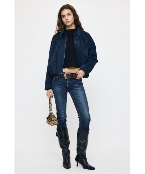 MOUSSY（マウジー）の「【26年AW新作】F/SUEDE ブルゾン（ブルゾン・レディース・カーキ/ネイビー/ブラウン・FREE）」の13枚目の写真