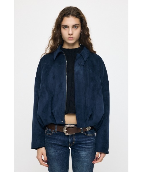 MOUSSY（マウジー）の「【26年AW新作】F/SUEDE ブルゾン（ブルゾン・レディース・カーキ/ネイビー/ブラウン・FREE）」の14枚目の写真