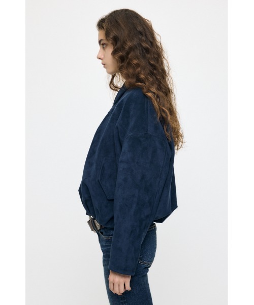 MOUSSY（マウジー）の「【26年AW新作】F/SUEDE ブルゾン（ブルゾン・レディース・カーキ/ネイビー/ブラウン・FREE）」の15枚目の写真