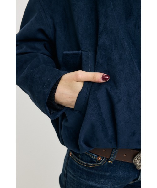MOUSSY（マウジー）の「【26年AW新作】F/SUEDE ブルゾン（ブルゾン・レディース・カーキ/ネイビー/ブラウン・FREE）」の19枚目の写真