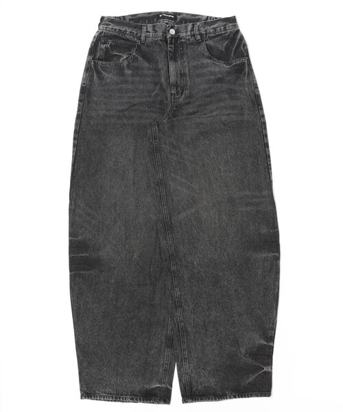 NEW ERA(ニューエラ)の「NEW ERA/ニューエラ DENIM BARREL PANTS BLK ロンパン 15129506/15129507(デニムパンツ・メンズ・ブラック・XL/M)」の1枚目の写真