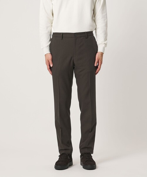 UNITED ARROWS(ユナイテッドアローズ)の「テックツイル ノープリーツ テーパードスラックス UA COZY ウォッシャブル ヨコストレッチ(スラックス・メンズ・ネイビー/モカ・M/S/L/XL)」の6枚目の写真