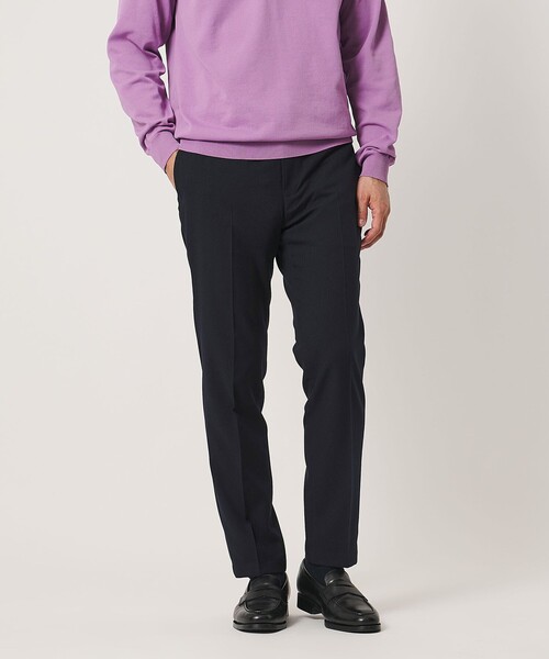 UNITED ARROWS(ユナイテッドアローズ)の「テックツイル ノープリーツ テーパードスラックス UA COZY ウォッシャブル ヨコストレッチ(スラックス・メンズ・ネイビー/モカ・M/S/L/XL)」の9枚目の写真