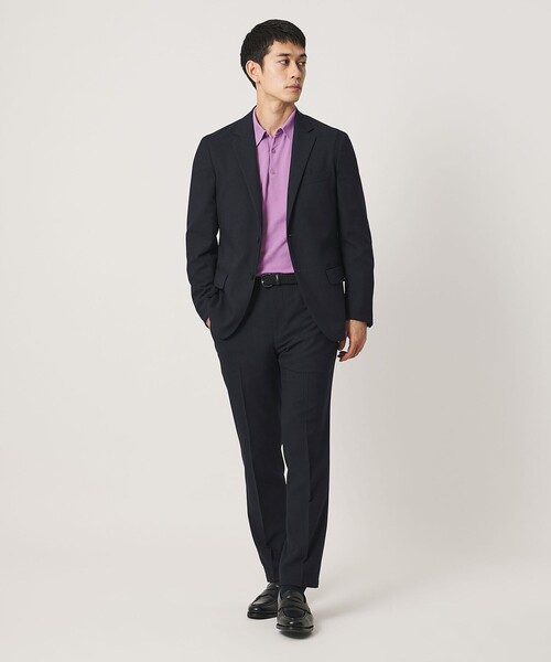 UNITED ARROWS(ユナイテッドアローズ)の「テックツイル ノープリーツ テーパードスラックス UA COZY ウォッシャブル ヨコストレッチ(スラックス・メンズ・ネイビー/モカ・M/S/L/XL)」の11枚目の写真