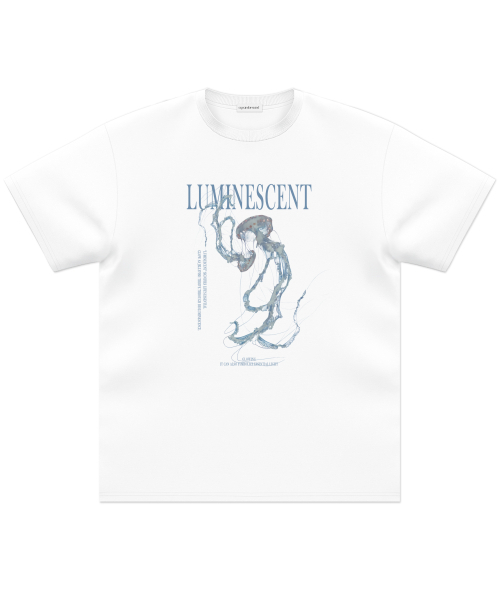EYEUNDERSTAND(アイアンダスタンド)の「ジェリーフィッシュ ハーフTシャツ(ブラック)(Tシャツ/カットソー・メンズ・その他・MEDIUM/LARGE)」の2枚目の写真