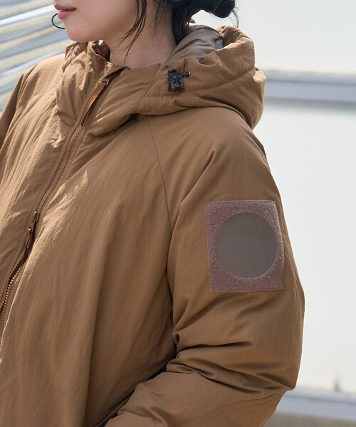 FREAK'S STORE(フリークスストア)の「NANGA × FREAK'S STORE/ナンガ 別注 HOODIE DOWN JACKET WOMEN’S/フーディ ダウンジャケット(ダウンジャケット/コート・レディース・ブラック/グレー/ブラウン・フリ-)」の16枚目の写真