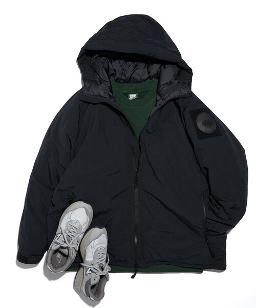 FREAK'S STORE(フリークスストア)の「NANGA × FREAK'S STORE/ナンガ 別注 HOODIE DOWN JACKET WOMEN’S/フーディ ダウンジャケット(ダウンジャケット/コート・レディース・ブラック/グレー/ブラウン・フリ-)」の18枚目の写真