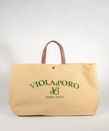 【VIOLAd'ORO/ヴィオラドーロ】帆布 キャンバスバッグ　トートバッグ