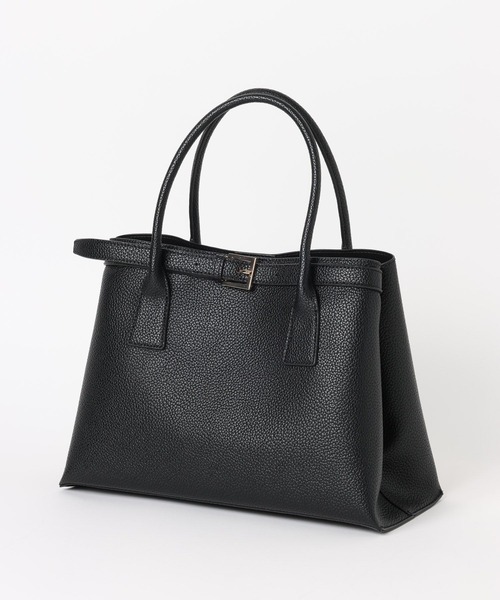 Andemiu(アンデミュウ)の「ベルトレザーBAG/1055985(トートバッグ・レディース・ブラック/ベージュ系その他・FREE)」の8枚目の写真