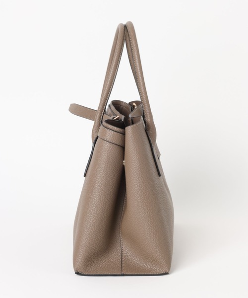 Andemiu(アンデミュウ)の「ベルトレザーBAG/1055985(トートバッグ・レディース・ブラック/ベージュ系その他・FREE)」の12枚目の写真