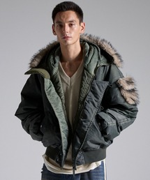 GRANCY（グランシー）の「【GRANCY】ファーポケットデザインフェードN2Bジャケット / Furpocket Design Faded N2B Jacket（ダウンジャケット/コート）」