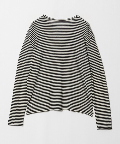 6(ロク)の「<6(ROKU)>ボーダー×タンク レイヤードトップス(Tシャツ/カットソー・レディース・ブラック/ライトグレー・FREE)」の13枚目の写真