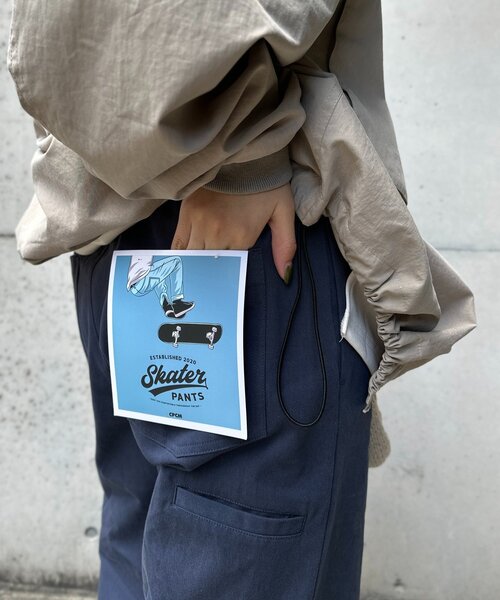 CPCM(シーピーシーエム)の「ツイルスケートパンツ(チノパンツ・レディース・ネイビー/ベージュ/ブラック・MEDIUM/LARGE)」の9枚目の写真