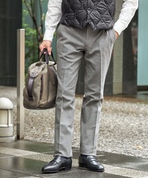 〈手洗い可能〉2WAY ストレッチ コットン バーズアイ スラックス