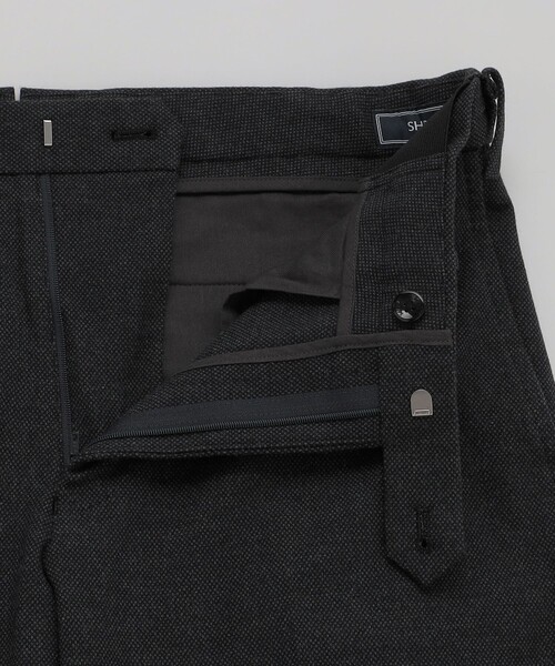 SHIPS（シップス）の「〈手洗い可能〉2WAY ストレッチ コットン バーズアイ スラックス（スラックス・メンズ・ネイビー/チャコールグレー/グレー/ダークブルー・50/46/48）」の12枚目の写真