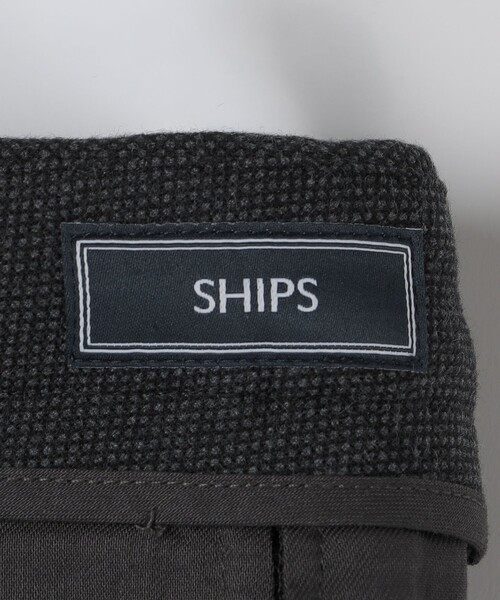 SHIPS（シップス）の「〈手洗い可能〉2WAY ストレッチ コットン バーズアイ スラックス（スラックス・メンズ・ネイビー/チャコールグレー/グレー/ダークブルー・50/46/48）」の15枚目の写真
