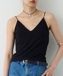 Vネックベアキャミソール