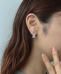 【LIMITED NUMBER】316Lスクエアステンレスワンタッチピアス