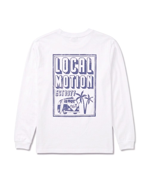 LOCALMOTION HAWAII(ローカルモーション ハワイ)の「オブロング長袖Tシャツ(Tシャツ/カットソー・メンズ・ブラック/ホワイト/ミント・SMALL/X-LARGE/LARGE/MEDIUM)」の6枚目の写真