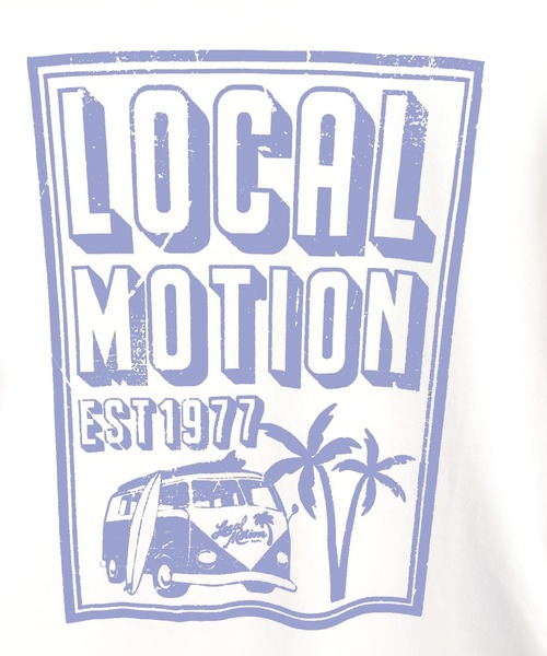 LOCALMOTION HAWAII(ローカルモーション ハワイ)の「オブロング長袖Tシャツ(Tシャツ/カットソー・メンズ・ブラック/ホワイト/ミント・SMALL/X-LARGE/LARGE/MEDIUM)」の7枚目の写真