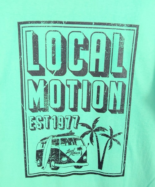 LOCALMOTION HAWAII(ローカルモーション ハワイ)の「オブロング長袖Tシャツ(Tシャツ/カットソー・メンズ・ブラック/ホワイト/ミント・SMALL/X-LARGE/LARGE/MEDIUM)」の10枚目の写真
