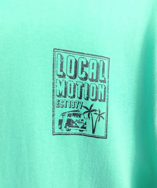 LOCALMOTION HAWAII(ローカルモーション ハワイ)の「オブロング長袖Tシャツ(Tシャツ/カットソー・メンズ・ブラック/ホワイト/ミント・SMALL/X-LARGE/LARGE/MEDIUM)」の12枚目の写真