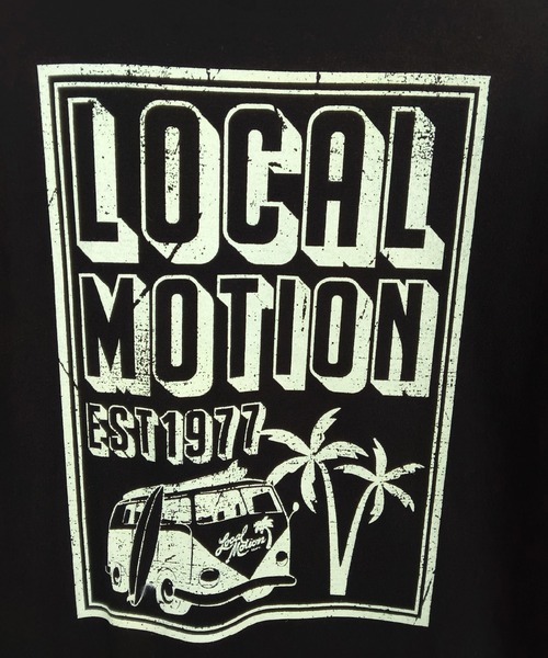 LOCALMOTION HAWAII(ローカルモーション ハワイ)の「オブロング長袖Tシャツ(Tシャツ/カットソー・メンズ・ブラック/ホワイト/ミント・SMALL/X-LARGE/LARGE/MEDIUM)」の14枚目の写真