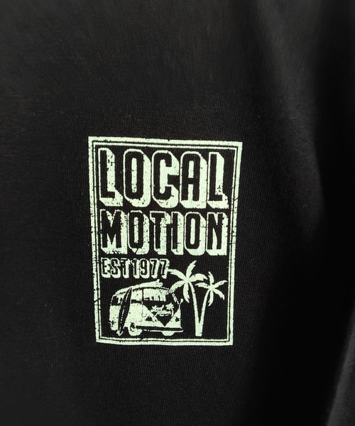 LOCALMOTION HAWAII(ローカルモーション ハワイ)の「オブロング長袖Tシャツ(Tシャツ/カットソー・メンズ・ブラック/ホワイト/ミント・SMALL/X-LARGE/LARGE/MEDIUM)」の15枚目の写真