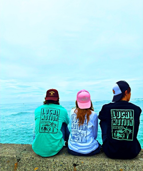 LOCALMOTION HAWAII(ローカルモーション ハワイ)の「オブロング長袖Tシャツ(Tシャツ/カットソー・メンズ・ブラック/ホワイト/ミント・SMALL/X-LARGE/LARGE/MEDIUM)」の16枚目の写真