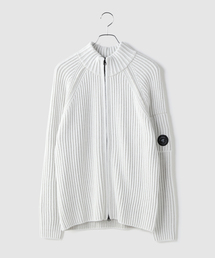 C.P.Company / シーピーカンパニー KNITWEAR CARDIGAN IN FLEECE KNIT